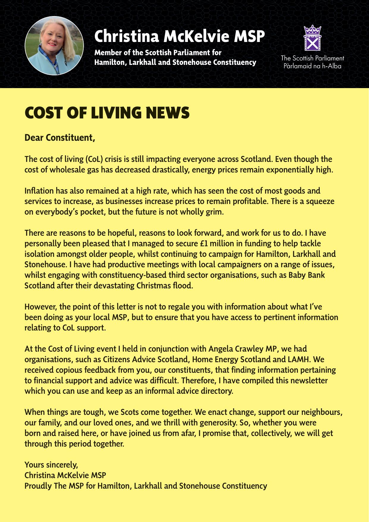 Cost of Living Newsletter FOR WEBSITE1